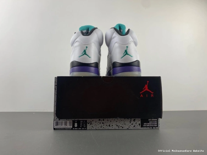 Official Maikesneakers Air Retro Grape 5 Jordan (2013) 136027-108 0716